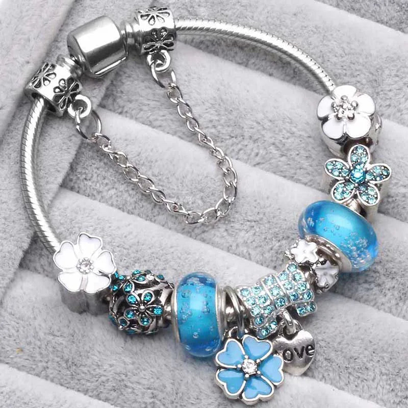 Silver Charms Bracelet