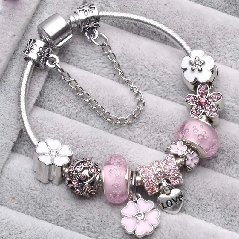 Silver Charms Bracelet