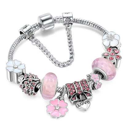 Silver Charms Bracelet