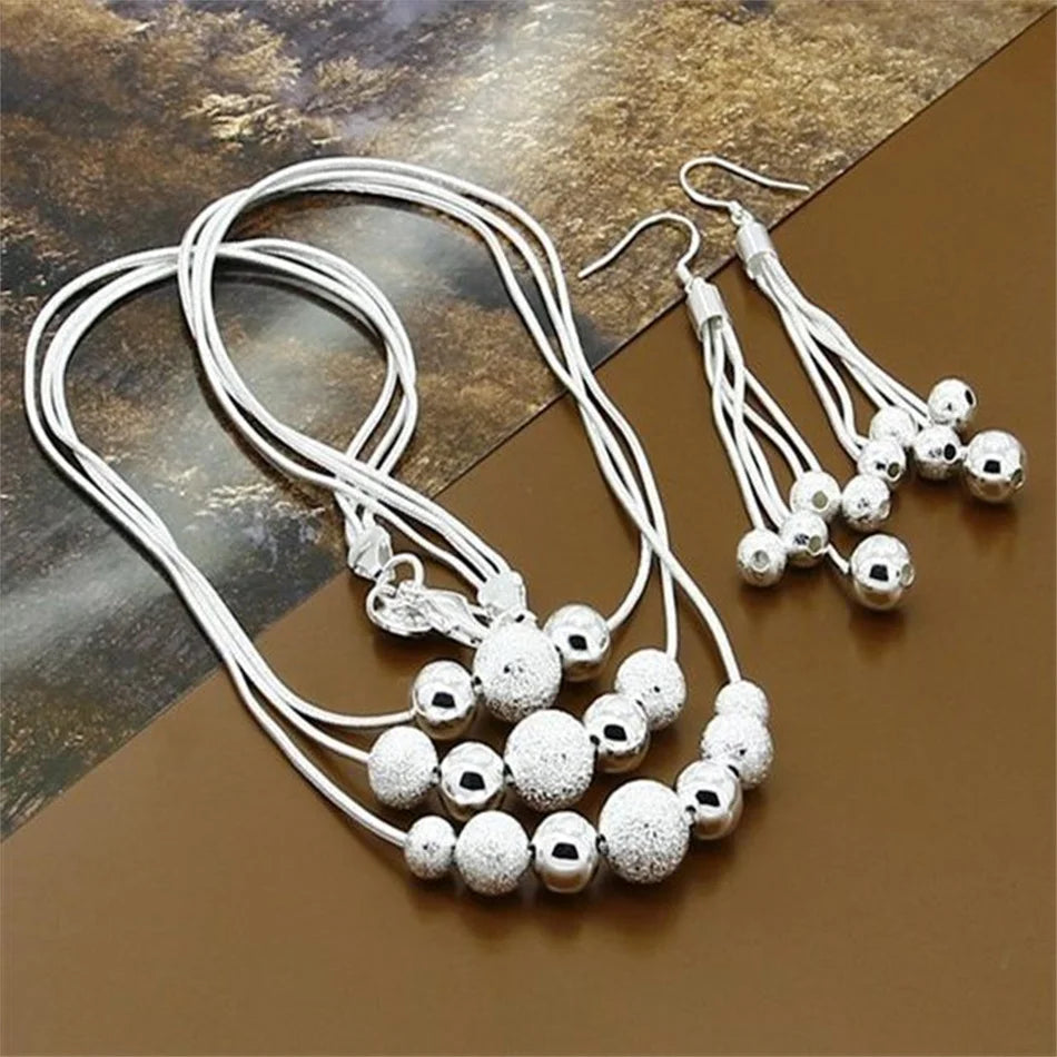 Fine Jewelry Sets 925 Sterling Silver