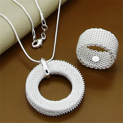 Fine Jewelry Sets 925 Sterling Silver