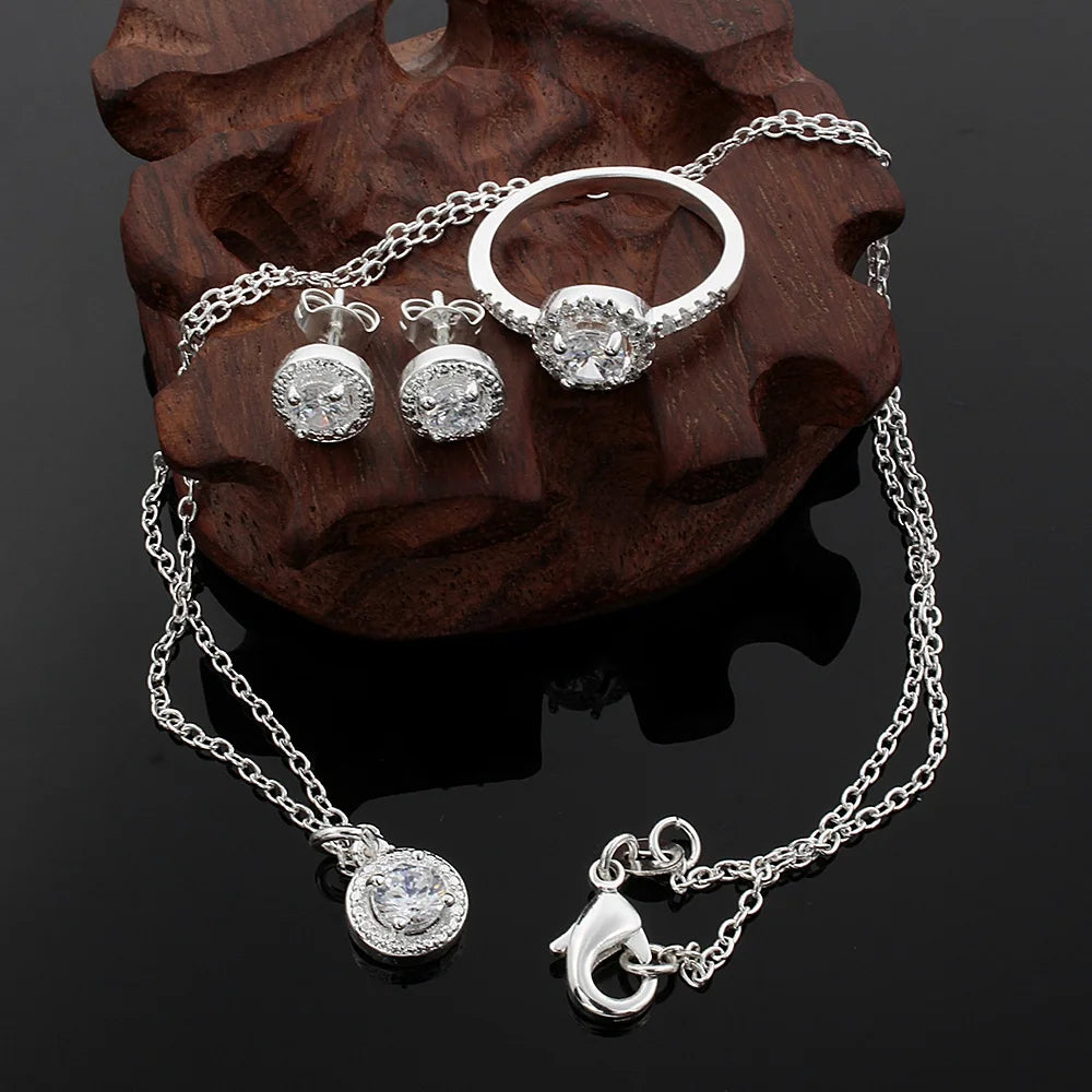 925 Sterling silver Cute  elegant Set