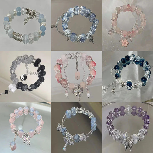 New Simple Beads Crystal Bracelet