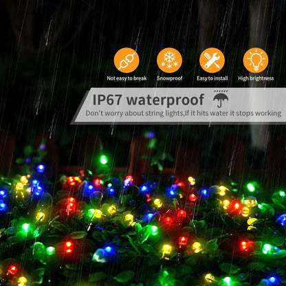 Outdoor Solar Christmas lights Waterproof